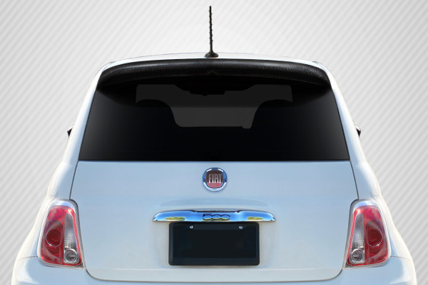 2012-2019 Fiat 500 Carbon Creations Abarth Look Roof Wing Spoiler 1 Piece