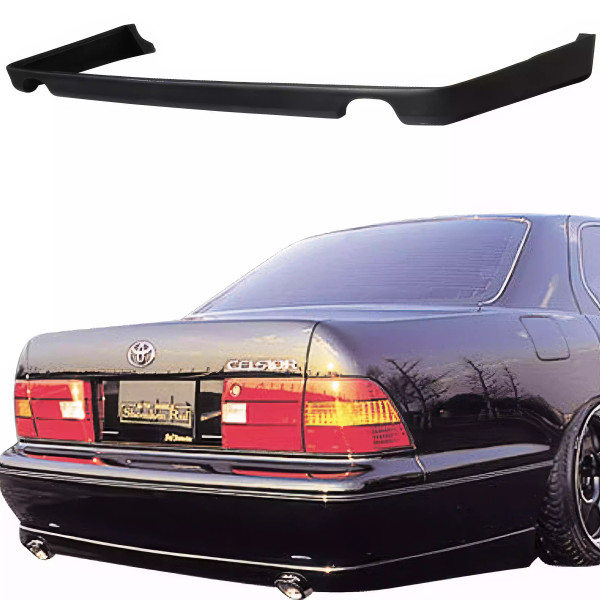 VSaero FRP FKON Rear Lip Valance > Lexus LS400 UCF21 1998-2000 - image 1