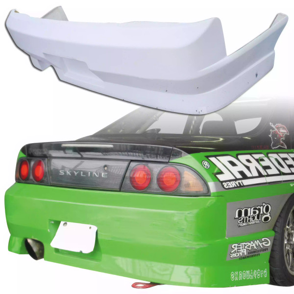 VSaero FRP MSPO Rear Bumper > Nissan Skyline R33 GTS 1995-1998 > 4dr Sedan - image 1