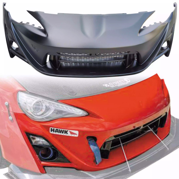 VSaero FRP VAR Wide Body Front Bumper > Toyota 86 2017-2020 - image 1