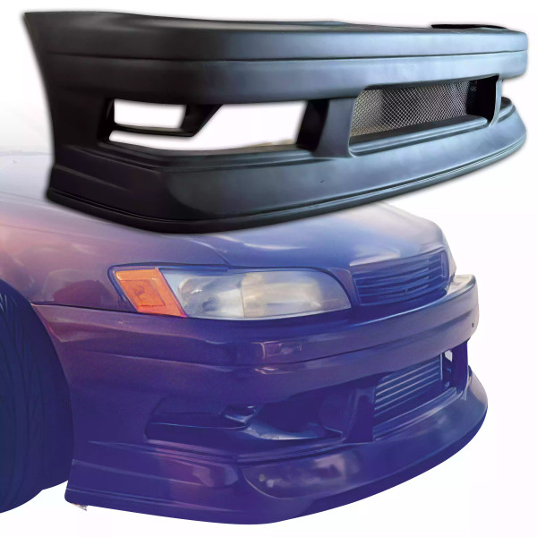 VSaero FRP TRAU Front Bumper > Toyota Mark II JZX90 1992-1995 - image 1