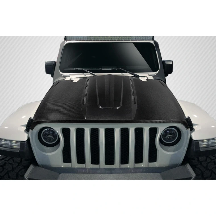 2018-2025 Jeep Wrangler Energy Carbon Fiber Hood - image 1