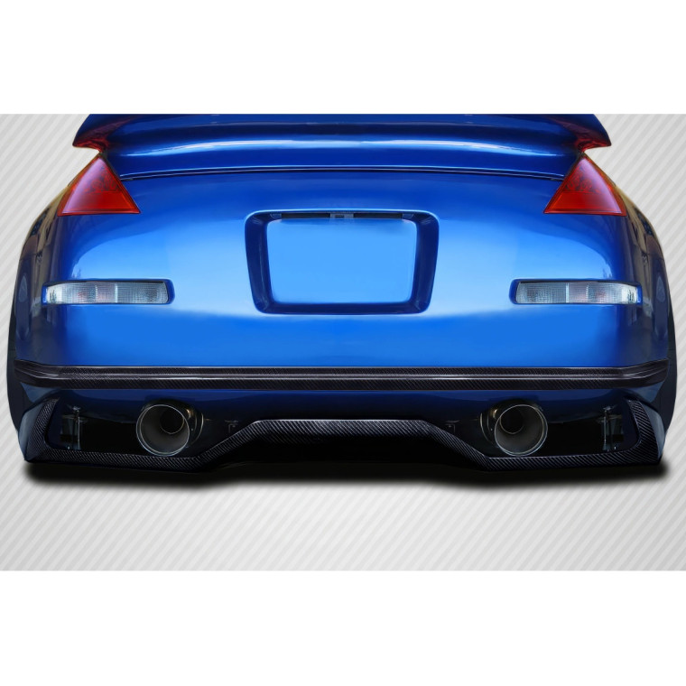 2003-2008 Nissan 350Z Z33 Carbon Creations VTX Rear Diffuser - 2 Piece - image 1
