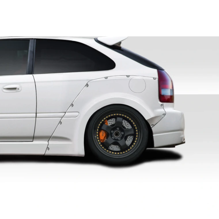 1996-2000 Honda Civic HB MMR Rear Fender Flares (+60mm) - 3 Piece - image 1