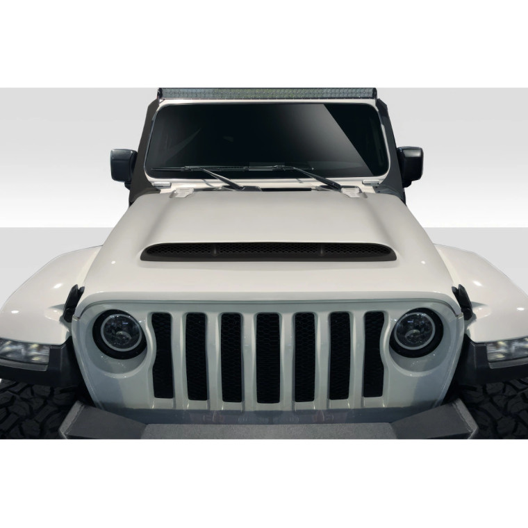2018-2025 Jeep Wrangler JL Gladiator JT Duraflex Demon Look Hood - 1 Piece - image 1
