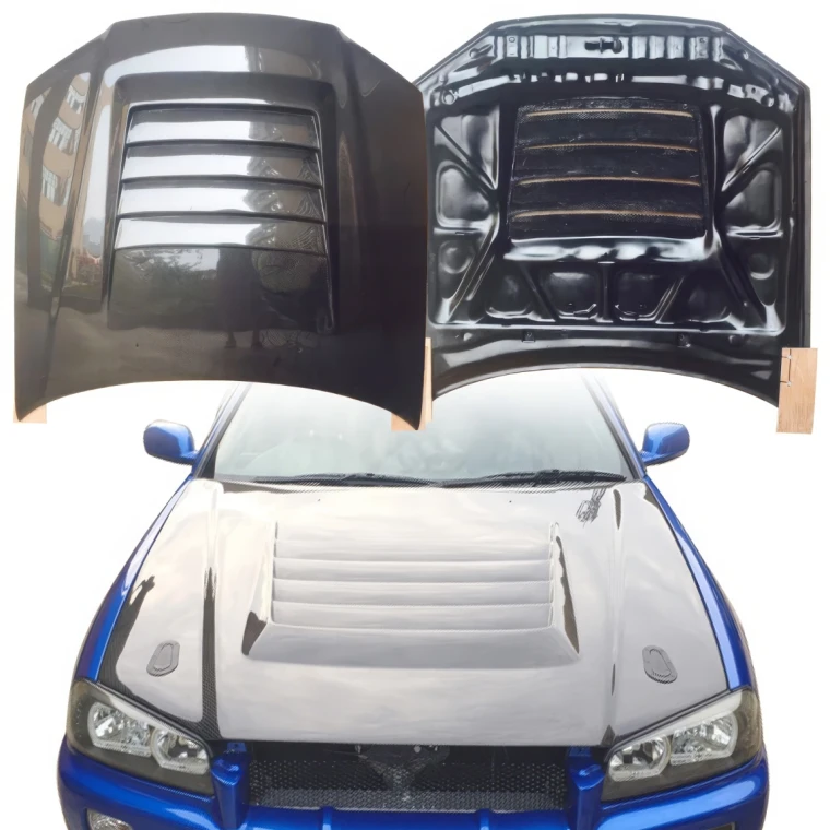 Carbon Fiber NISM N1 Hood > Nissan Skyline (R34) GTR 1999-2002 - image 1