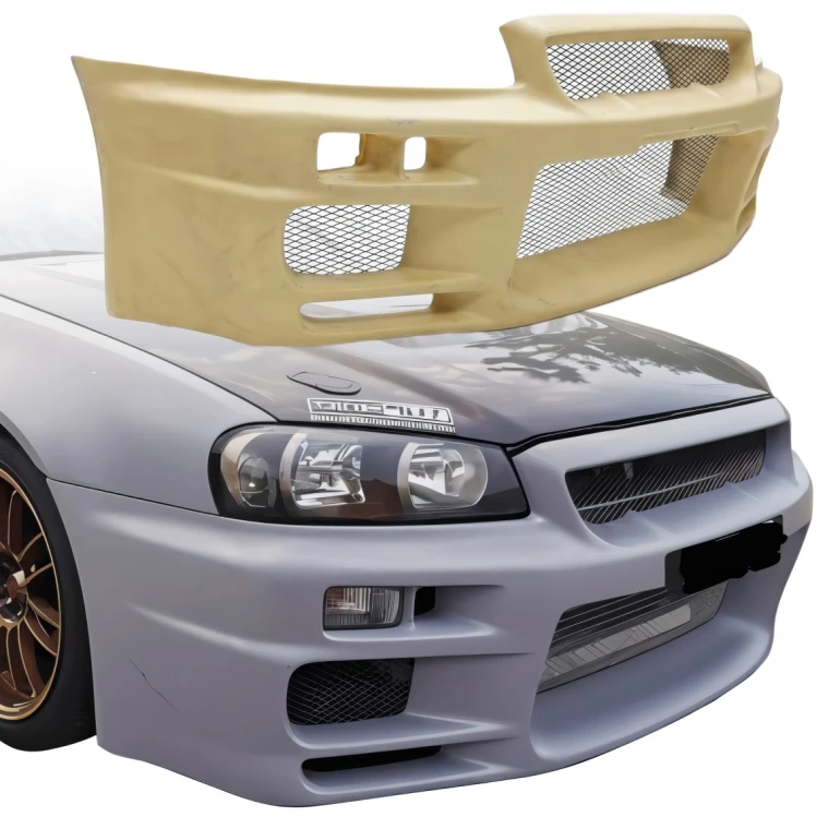 FRP TSE Front Bumper > Nissan Skyline (R34) GTR 1999-2004 > 2dr Coupe - image 1
