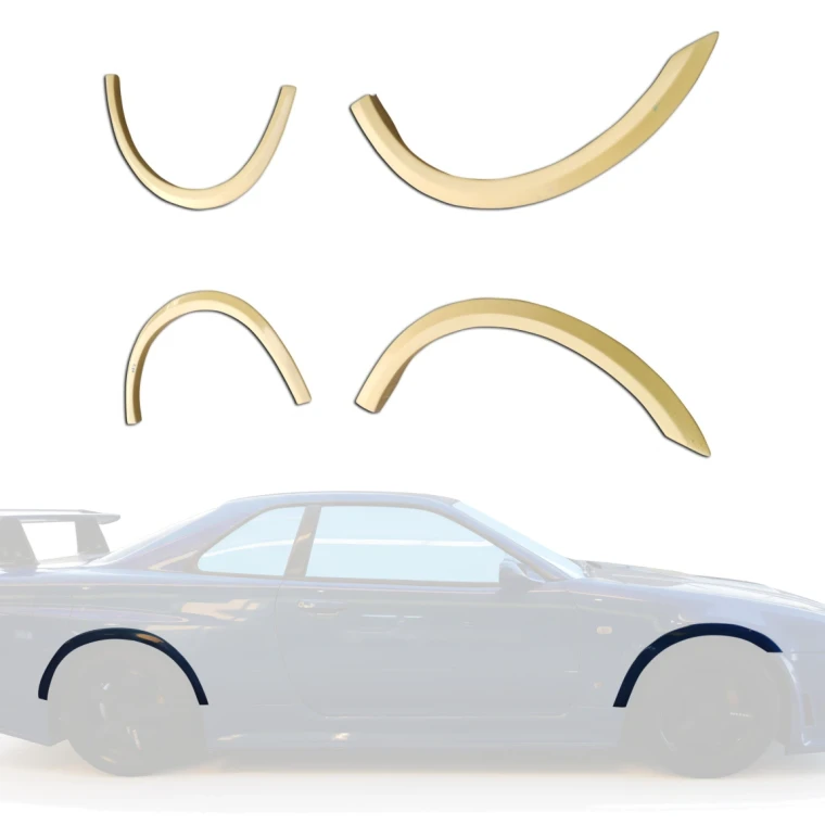 FRP NISM Rt Fender Flares (set) > Nissan Skyline (R34) GTR 1999-2004 > 2dr Coupe - image 1
