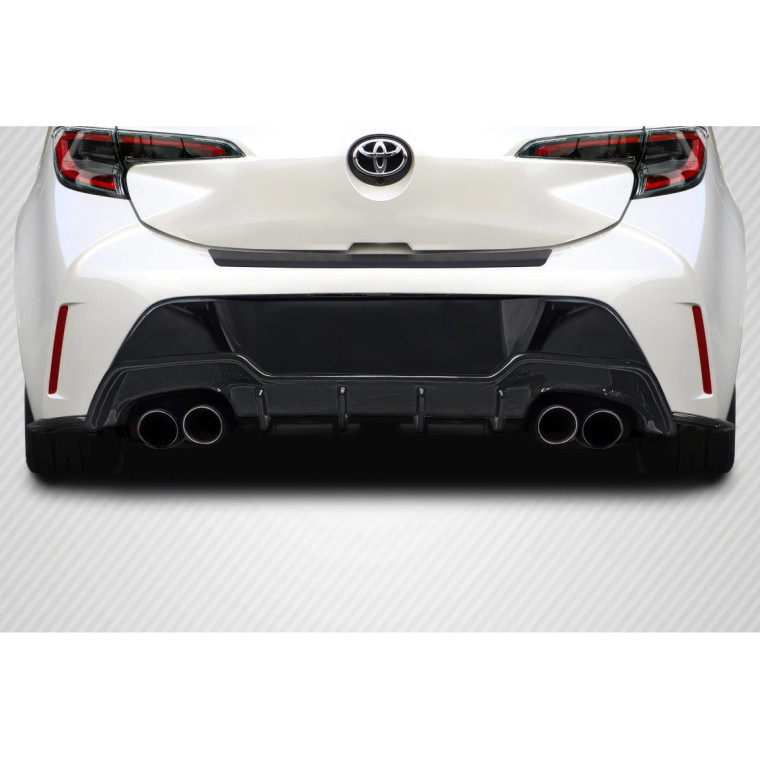 2019-2023 Toyota Corolla Hatchback A Spec Rear Diffuser - 3 Piece - image 1