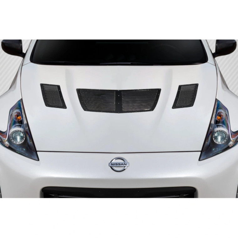 2009-2020 Nissan 370Z Z34 GT1 Hood Vents - 3 Piece - image 1