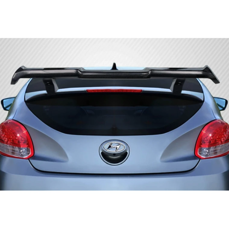 2012-2017 Hyundai Veloster Nobo Rear Wing Spoiler - 3 Piece ( non turbo ) - image 1