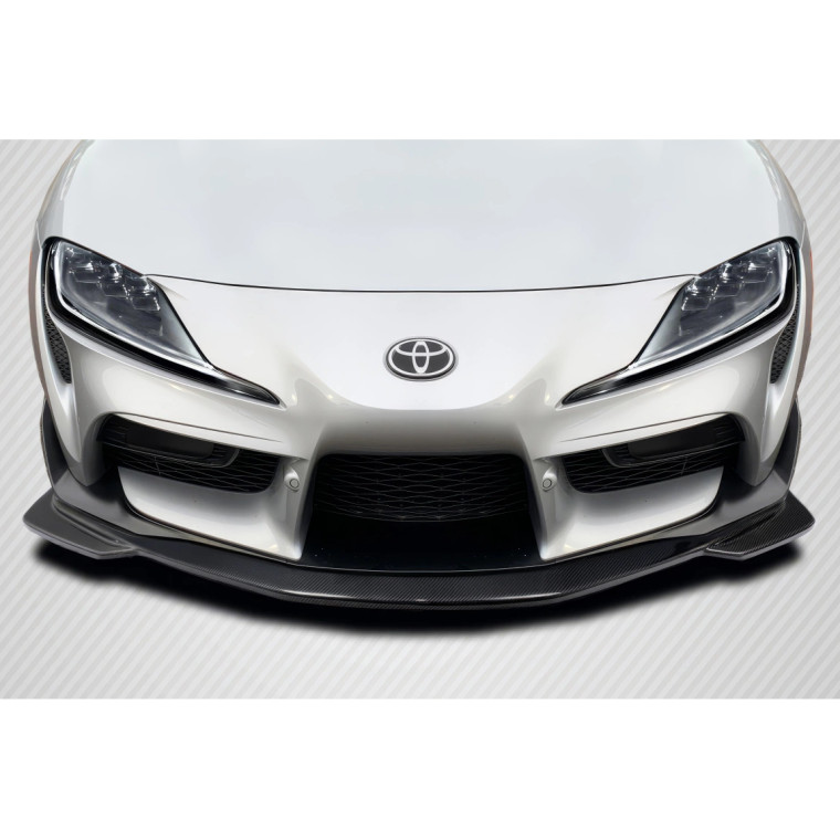 2019-2023 Toyota Supra A90 Carbon Creations Speed Front Lip Spoiler - 1 Piece - image 1