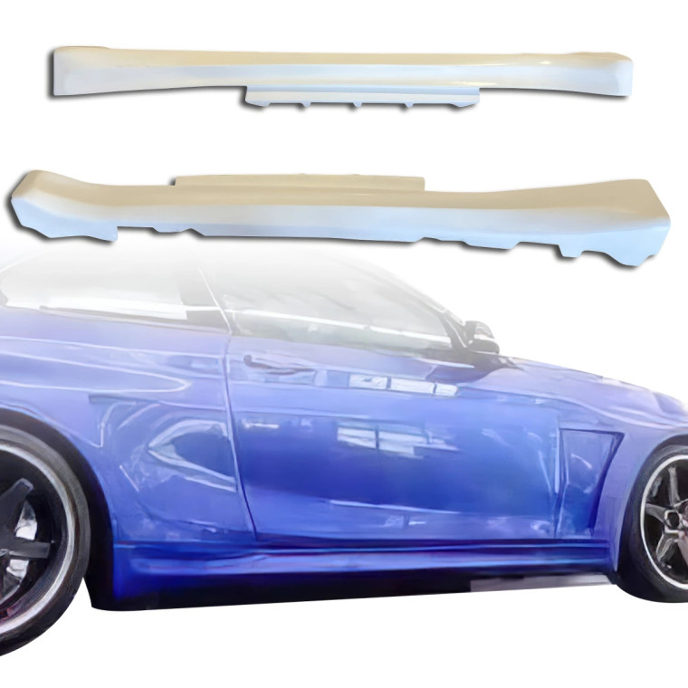 ModeloDrive FRP MHAR Wide Body Side Skirts > BMW 2-Series (F22) 2014-2020 - image 1