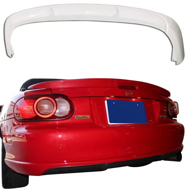 ModeloDrive FRP MSPE Rear Lip Valance > Mazda Miata (NB) 1998-2005 - image 1