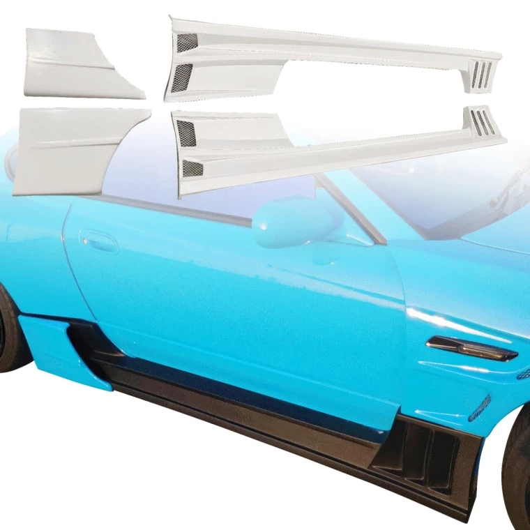 FRP DMA RS Wide Body Side Skirts 4pc > Nissan Silvia (S15) 1999-2002 - image 1