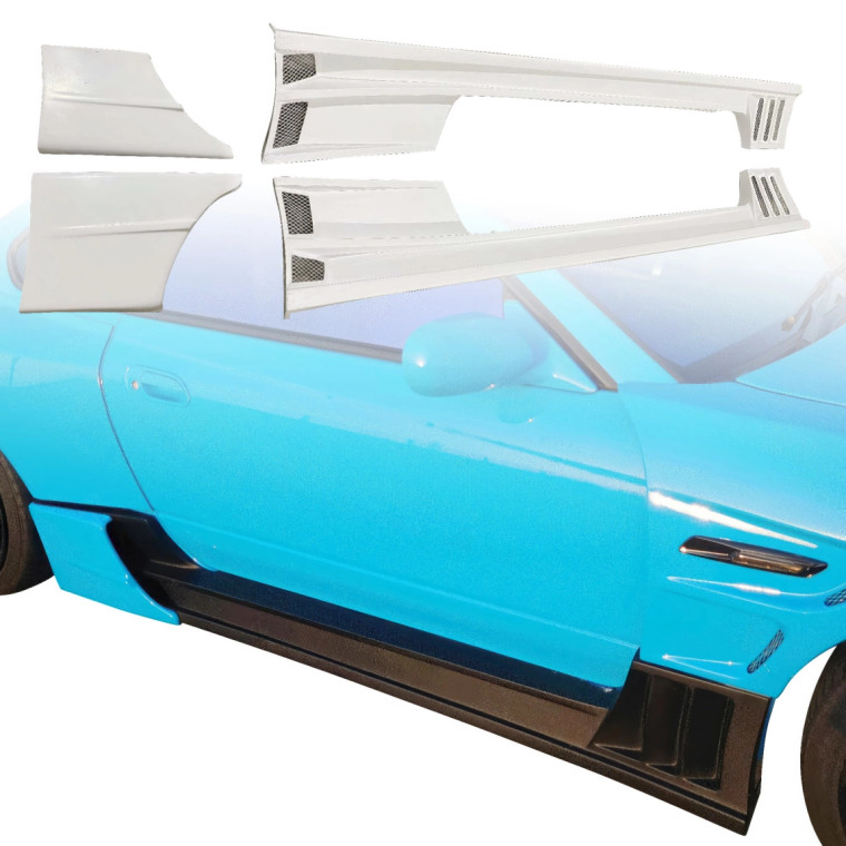 ModeloDrive FRP DMA RS Wide Body Side Skirts 4pc > Nissan Silvia (S15) 1999-2002 - image 1