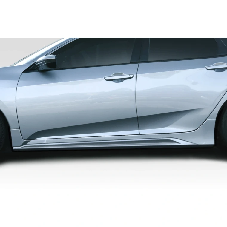 2016-2021 Honda Civic 4DR Type M Side Skirts Rocker Panels - 2 Piece - image 1