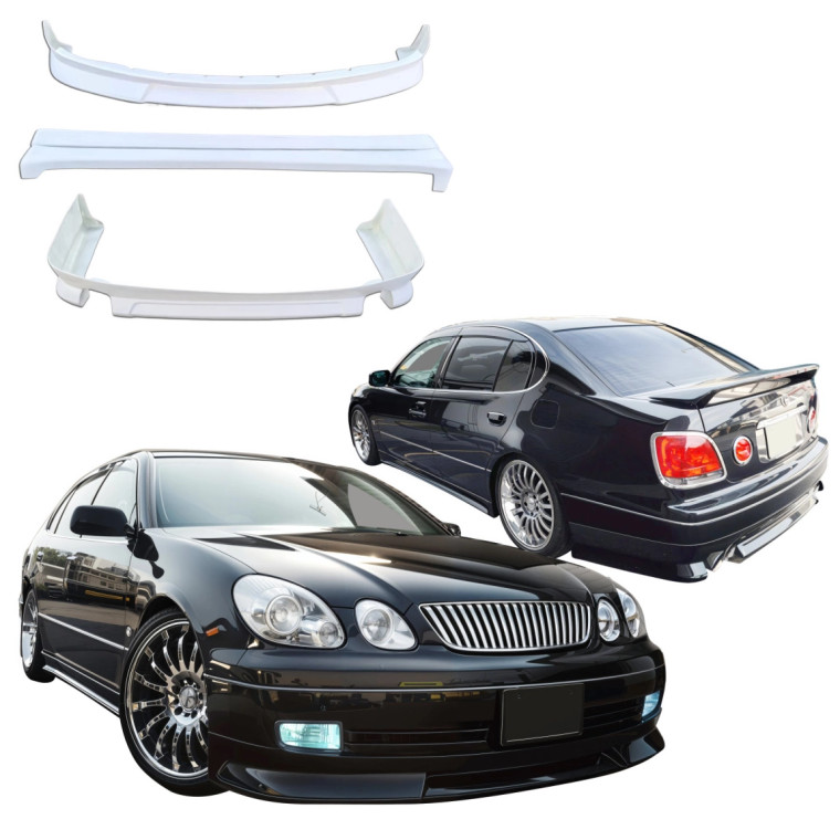 ModeloDrive FRP WAL SPOR Body Kit 4pc > Lexus GS300 1998-2005 - image 1