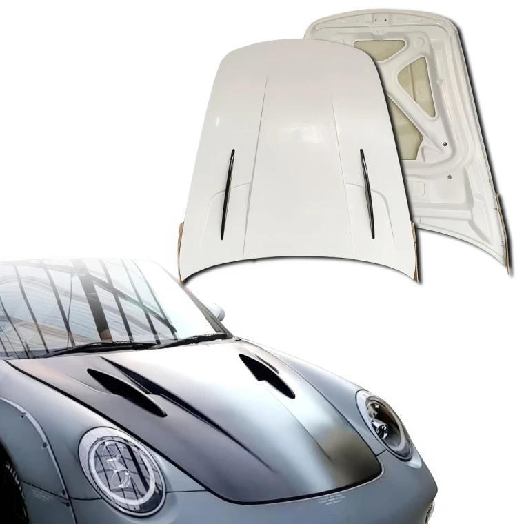 Partial Carbon Fiber MDES Hood Frunk (front) > Porsche 911 (997) 2005-2012 - image 1