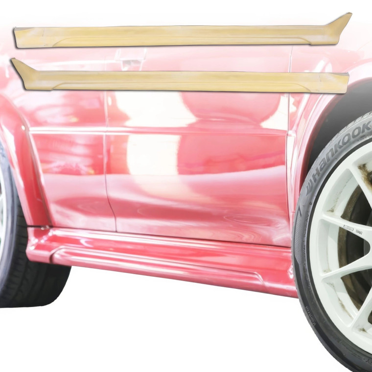 ModeloDrive FRP EVO5 Wide Body Side Skirts > Mitsubishi Evolution EVO5 EVO6 1998-2001 - image 1