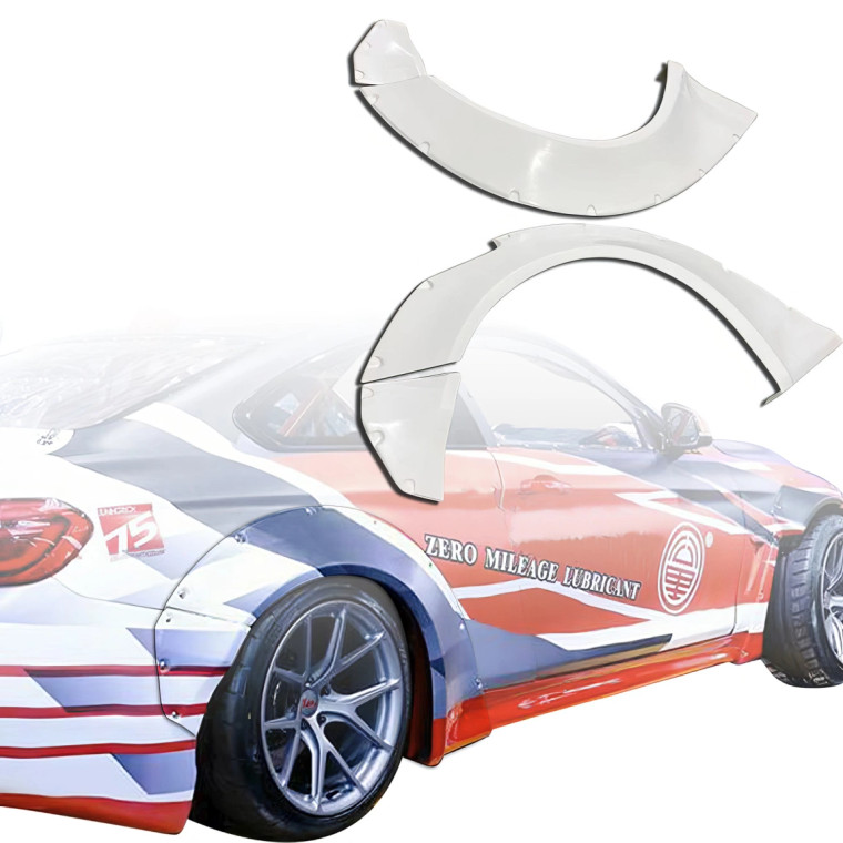 ModeloDrive FRP LBPE Wide Body Fenders (rear) 4pc > BMW 4-Series (F32) 2014-2020 > 2dr Coupe - image 1