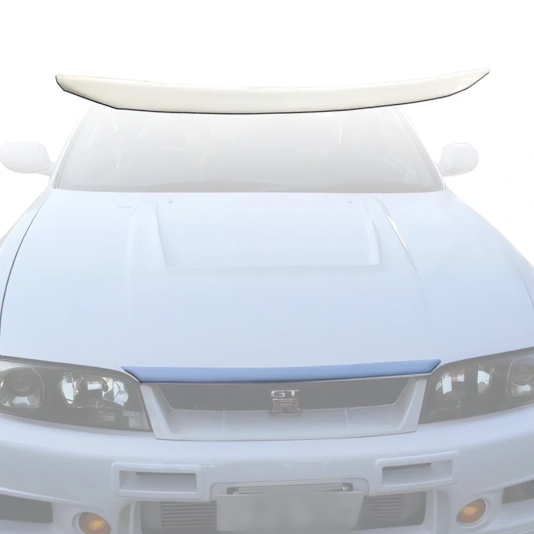 FRP OER GTR Hood Brow Accent > Nissan Skyline (R33) GTS 1995-1998 - image 1