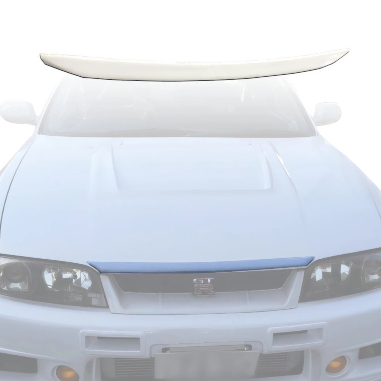 ModeloDrive FRP OER GTR Hood Brow Accent > Nissan Skyline (R33) GTS GTR 1995-1998 - image 1