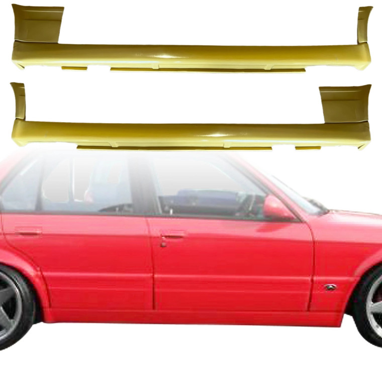 ModeloDrive FRP MTEC Side Skirts > BMW 318i 1984-1992 > 4dr Sedan - image 1
