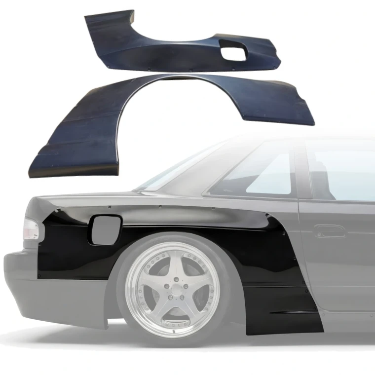 FRP TKYO v3 Wide Body Fenders (rear) 110mm > Nissan Silvia (S13) 1989-1994 > 2dr Coupe - image 1