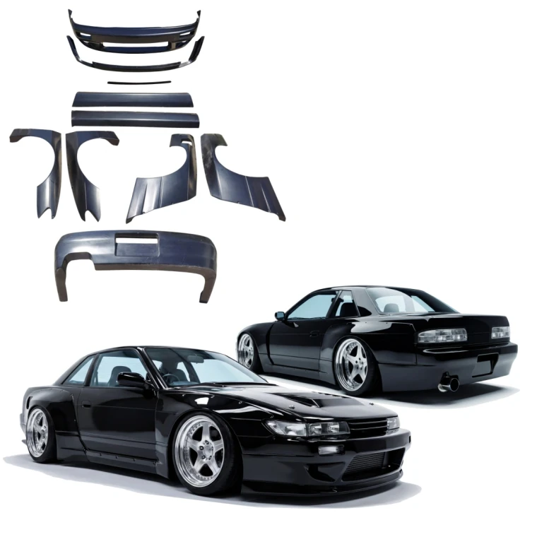 FRP TKYO v3 Wide Body Kit 10pc > Nissan Silvia (S13) 1989-1994 > 2dr Coupe - image 1