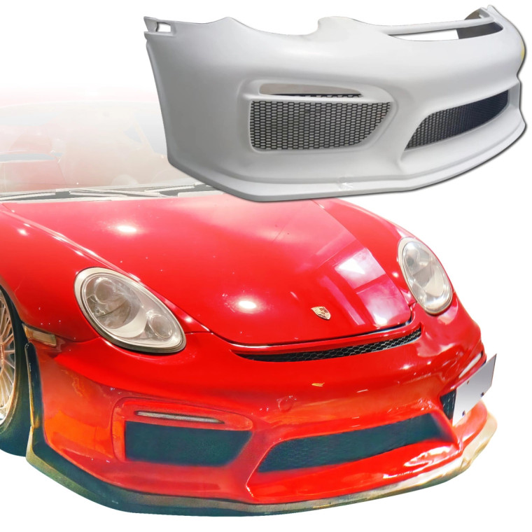 ModeloDrive FRP GT4 Front Bumper > Porsche Cayman (987) 2006-2008 - image 1