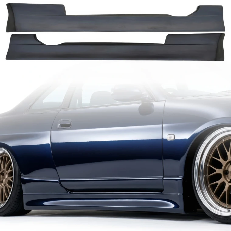 FRP FKON Side Skirts > Nissan Skyline (R33) GTS 1993-1998 > 2dr Coupe - image 1