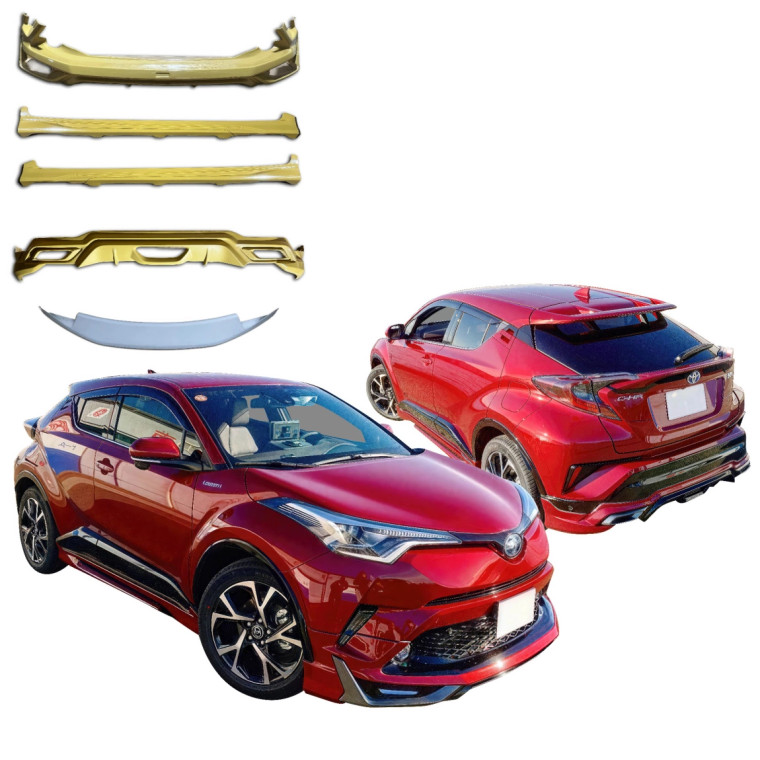 ModeloDrive FRP MODE Body Kit /w Wing 5pc > Toyota C-HR 2018-2021 - image 1