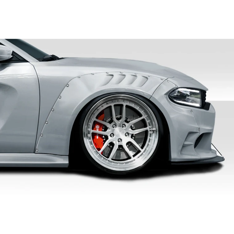 2015-2023 Dodge Charger SKS Wide Body Front Fender Flares (+80mm) - 4 Piece - image 1
