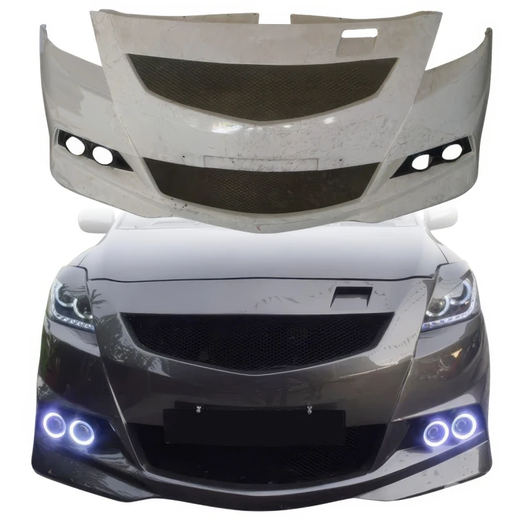 FRP GALX Front Bumper > Toyota Yaris 2007-2011 > 4dr Sedan - image 1