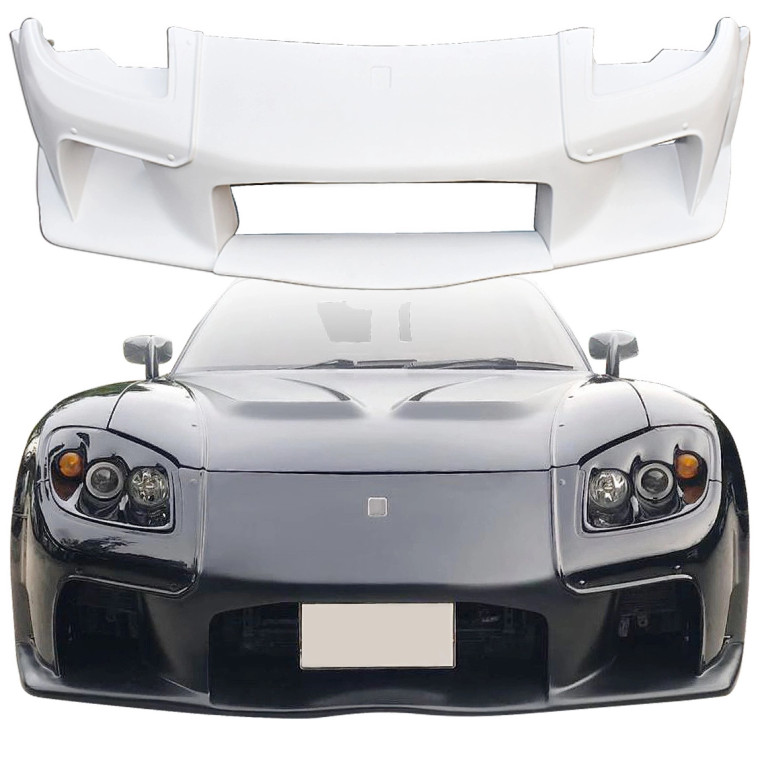 ModeloDrive FRP VSID FN Wide Body Front Bumper > Mazda RX-7 (FD3S) 1993-1997 - image 1