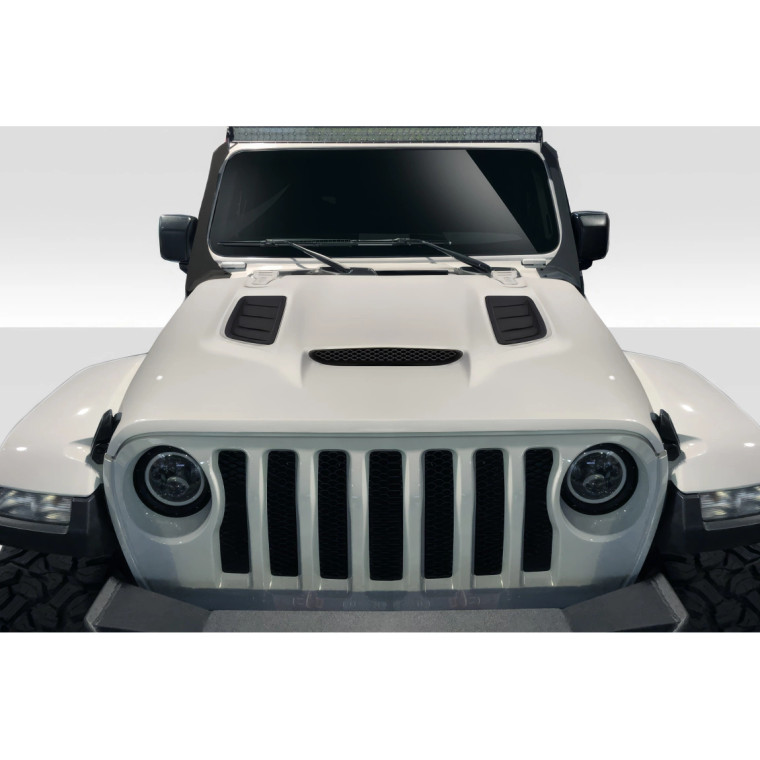 2018-2025 Jeep Wrangler JL Gladiator JT Vortex Look Hood - 1 Piece - image 1