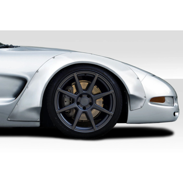 1997-2004 Chevrolet Corvette C5 Circuit Front Fender Flares - 2 Piece - image 1