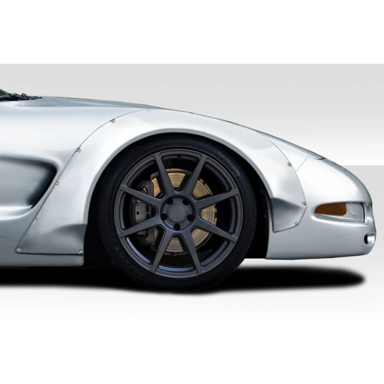 1997-2004 Chevrolet Corvette C5 Circuit Front Fender Flares - 2 Piece - image 1