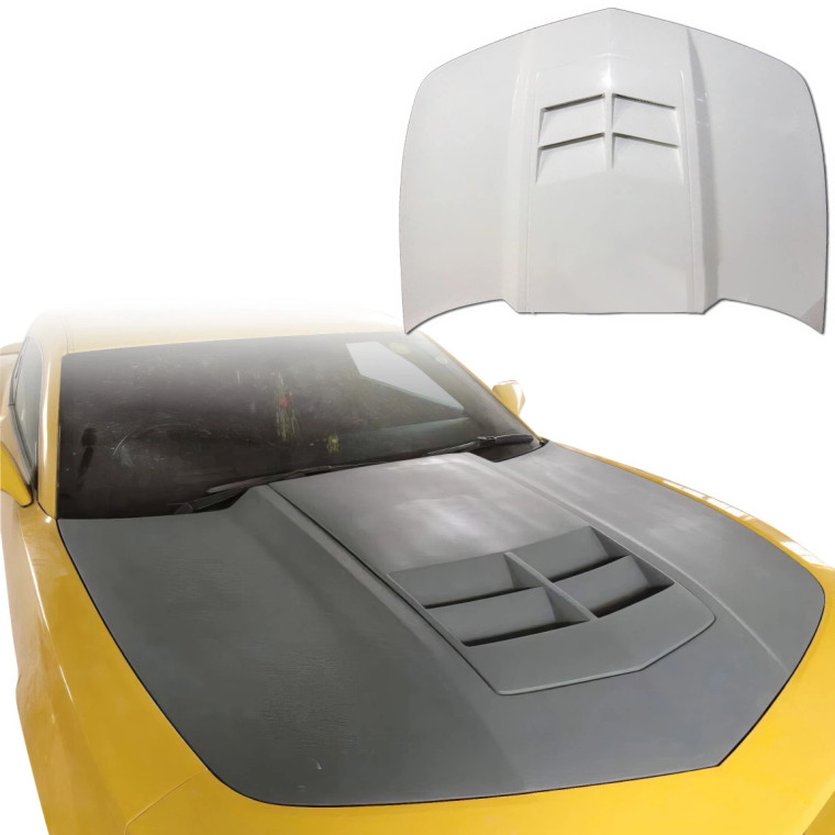 ModeloDrive FRP ZL1 Vented Hood > Chevrolet Camaro 2010-2015 - image 1