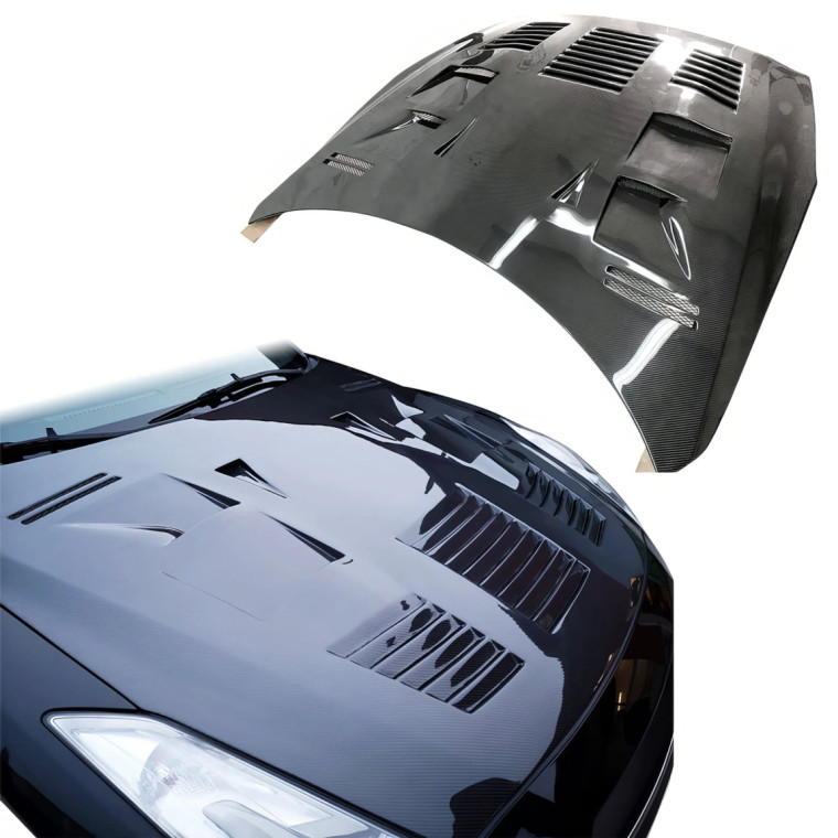 ModeloDrive Carbon Fiber GT Type-3 Hood > Nissan GT-R GTR (R35) 2009-2016 - image 1