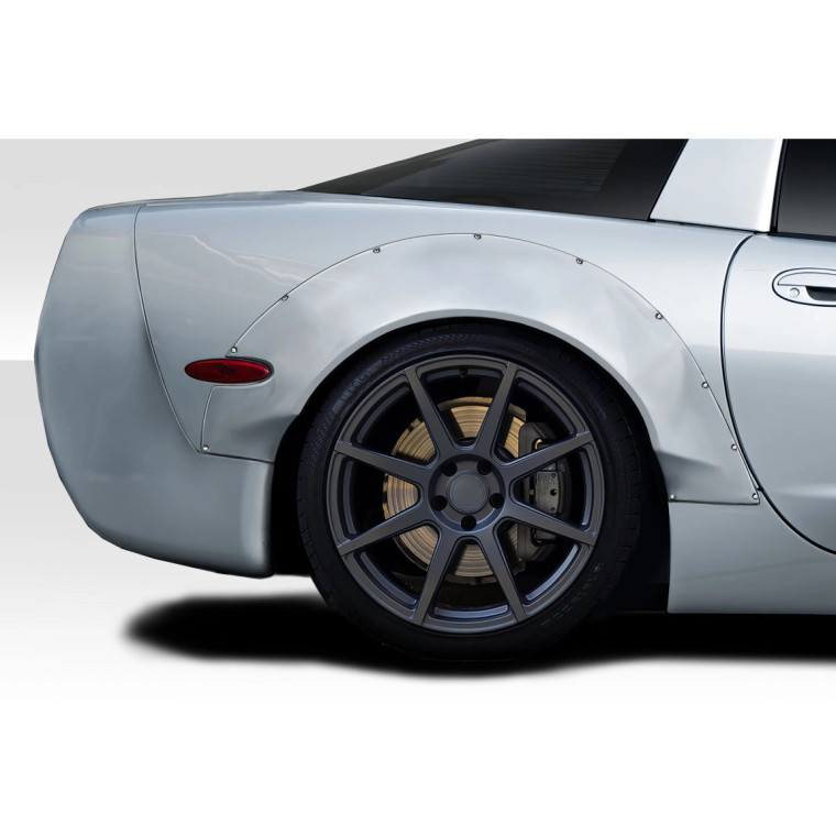 1997-2004 Chevrolet Corvette C5 Duraflex Circuit Rear Fender Flares - 2 Piece - image 1