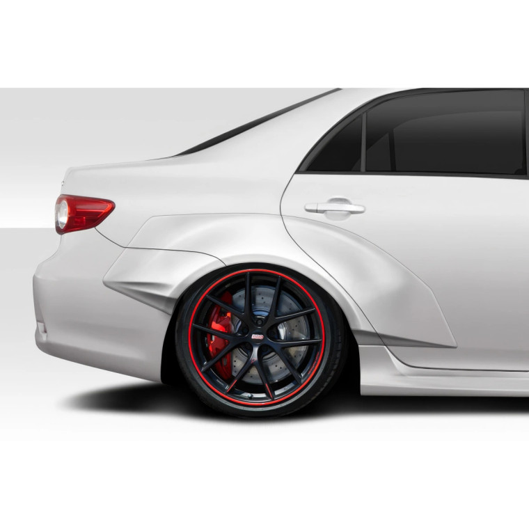 2009-2013 Toyota Corolla CPR Rear Fender Flares - 6 Piece - image 1