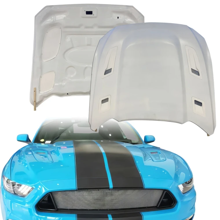 FRP SSH Cowl Hood > Ford Mustang 2015-2017 - image 1