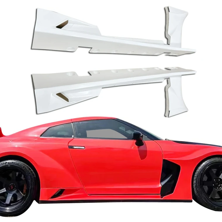 FRP LBPE SE Wide Body Side Skirts > Nissan GT-R GTR (R35) 2009-2016 - image 1