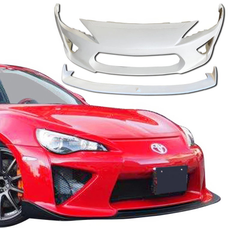 ModeloDrive FRP DMD Front Bumper w Lip Combo > Subaru BRZ (ZN6) 2013-2020 - image 1