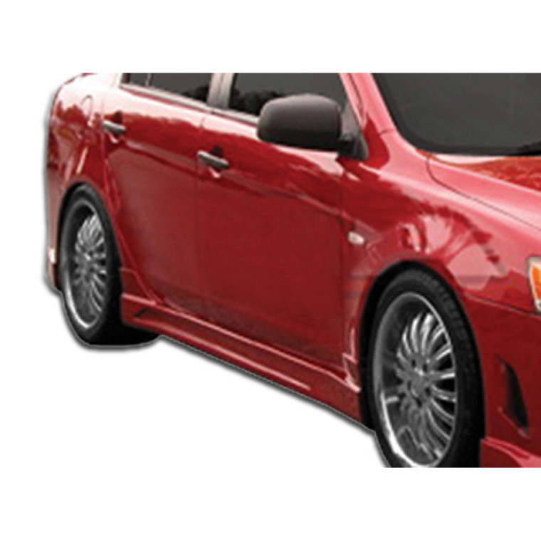 2008-2017 Mitsubishi Lancer Duraflex C-1 Side Skirts Rocker Panels - 2 Piece - image 1