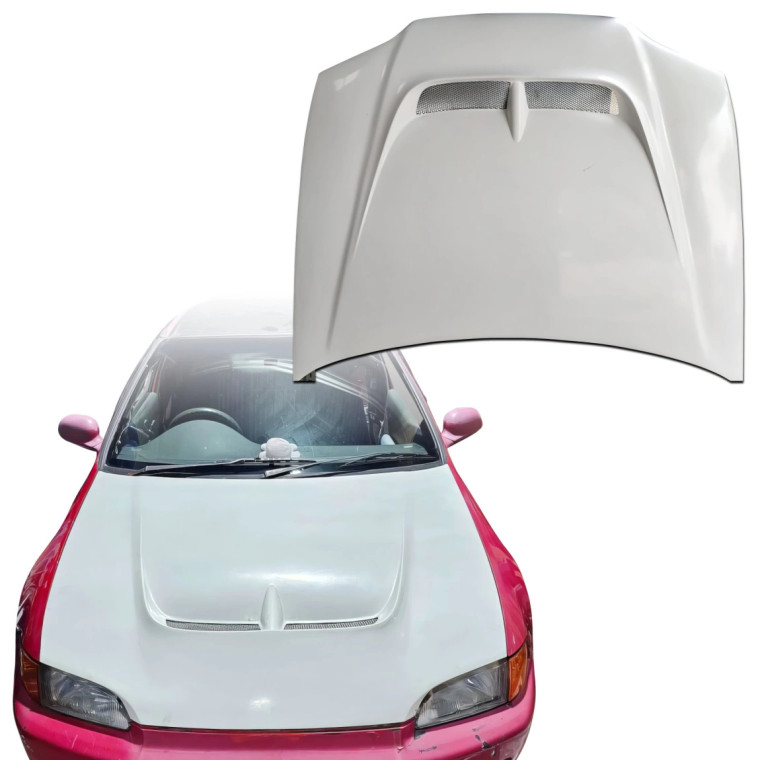 ModeloDrive FRP MONS Hood > Honda Civic (EG) 1992-1995 > 2/3-Door Hatch - image 1