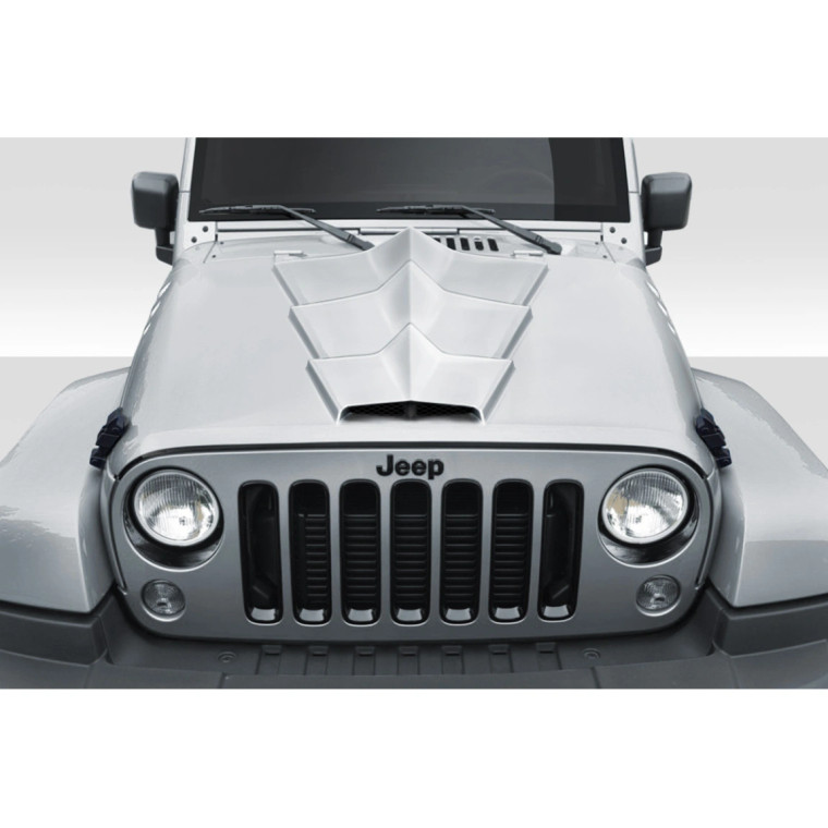 2007-2018 Jeep Wrangler JK Tyrano Hood - 1 Piece - image 1