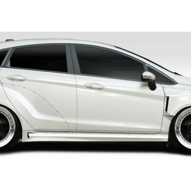 2014-2019 Ford Fiesta Duraflex CPR Wide Body Side Skirt Rocker Panels - 2 Piece - image 1